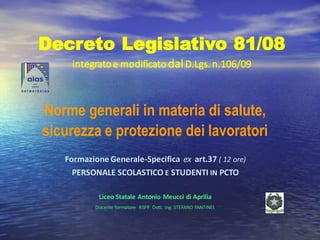 I moduli di formazione sulla sicurezza sul lavoro