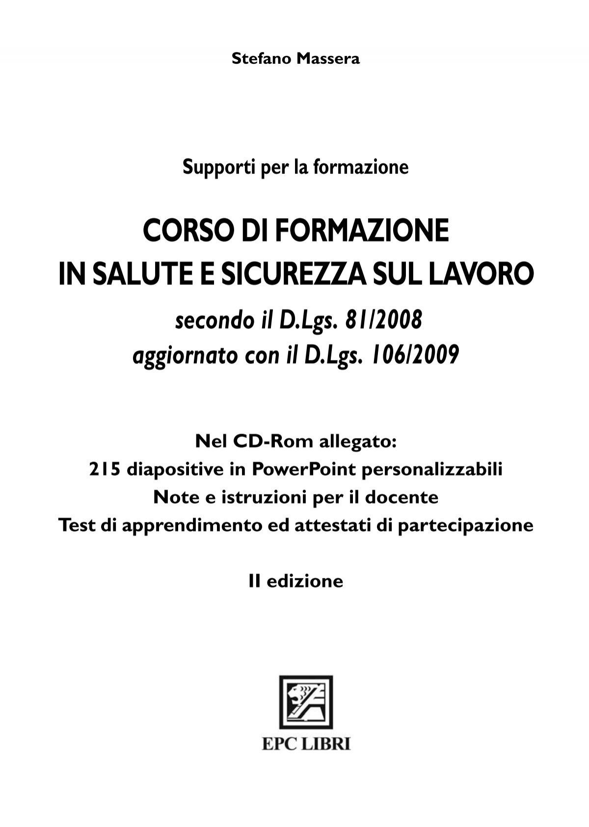 Formazione CORSO SICUREZZA LAVORO: Importanza e Procedure